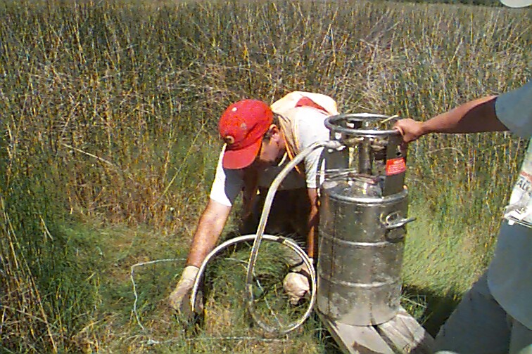 Using cryocoring to detect changes in burial of a marker horizon